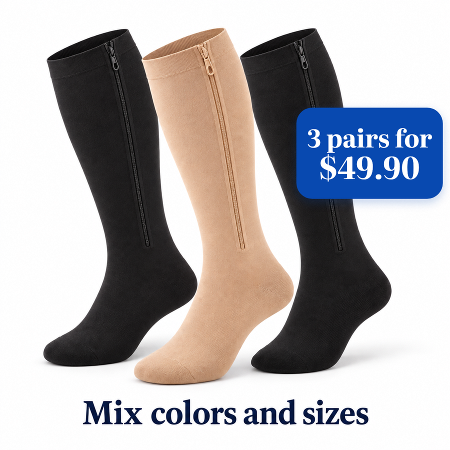 3 pairs for $49.90: mix colors and sizes